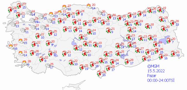 Güneşli hava aldatmasın! Pazar planı yapanlara Meteoroloji'den sağanak yağış uyarısı