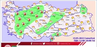 Meteoroloji, Birçok Bölge İçin Sağanak Yağış Uyarısında Bulundu