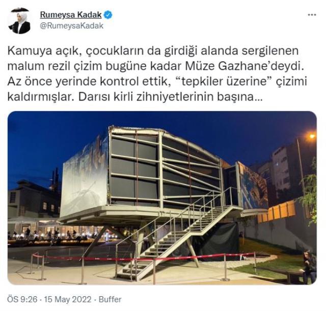 AK Partili vekil Rümeysa Kadak duyurdu! Tepki çeken görseller kaldırıldı
