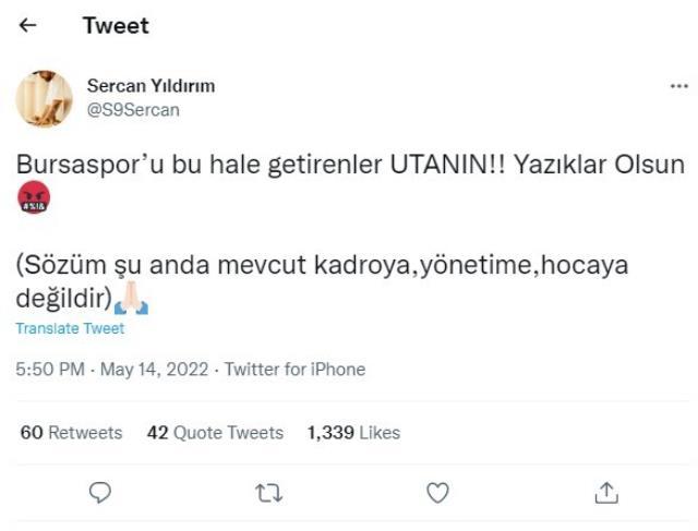 Bursaspor küme düştü, eski yıldızlar çıldırdı! Taş üstünde taş bırakmadılar
