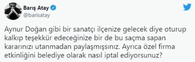 Aynur Doğan'ın konserinin iptal edilmesine bir tepki de Ahmet Davutoğlu'ndan: Hangi akla hizmetle Kürtçe müziği yasaklamaya kalkarsınız!