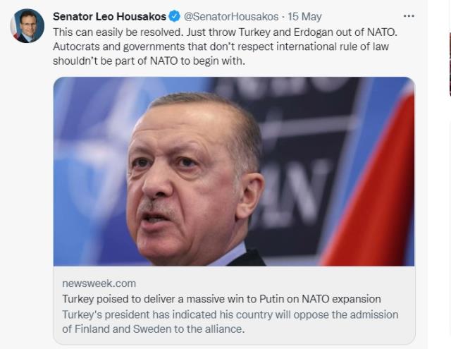 Kanadalı senatörden İsveç ve Finlandiya'nın üyelikleri için inanılmaz öneri: Türkiye'yi NATO'dan atın