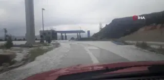 Karaman'da dolu yağışı tarım arazilerine zarar verdi