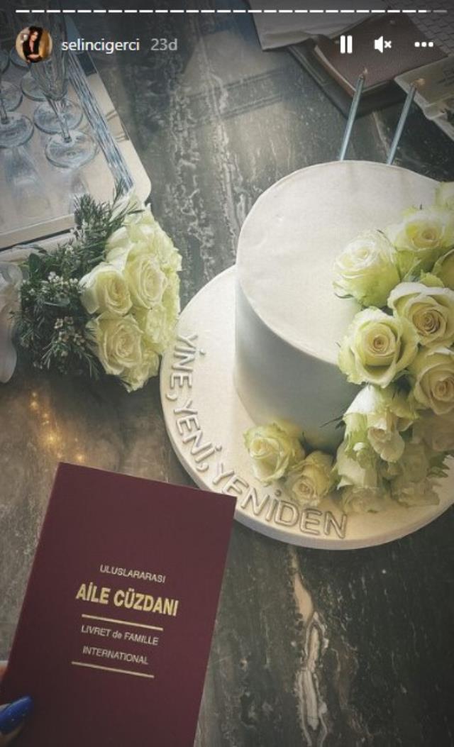 Selin Ciğerci ve Gökhan Çıra ikinci kez evlendi Selin Ciğerci ve Gökhan Çıra ikinci kez evlendi