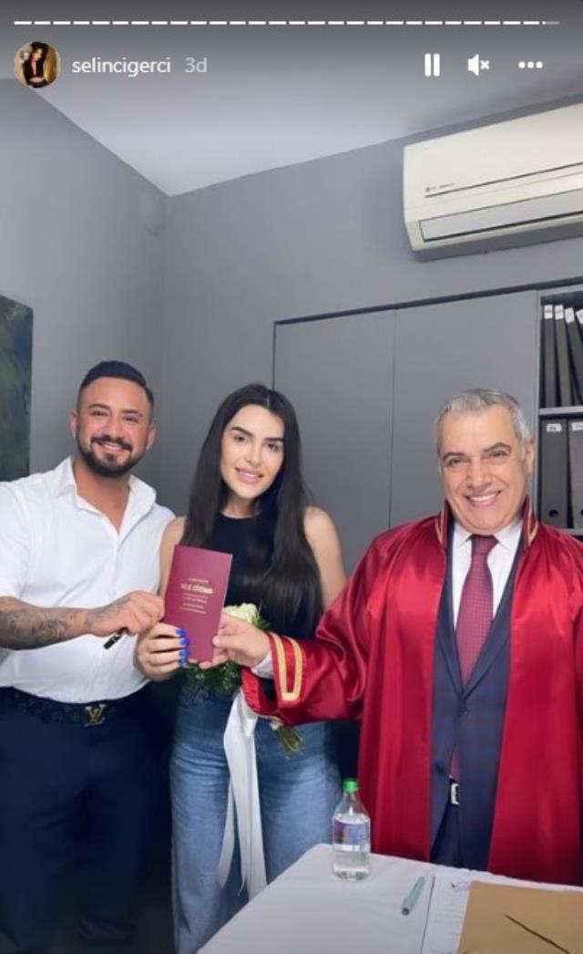 Selin Ciğerci ve Gökhan Çıra ikinci kez evlendi Selin Ciğerci ve Gökhan Çıra ikinci kez evlendi