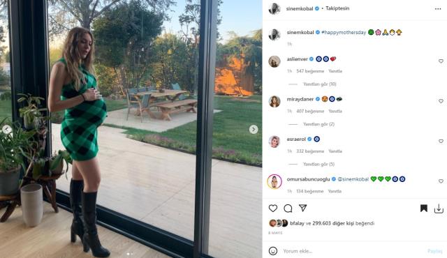 Sinem Kobal ikinci kez anne oldu