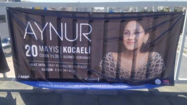 Derince Belediyesi tarafından konseri iptal edilen şarkıcı Aynur Doğan sessizliğini bozdu: Bizler kaslarınızı geliştireceğiniz kum torbası değiliz