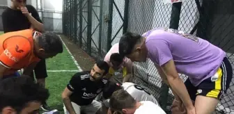 Futbol oynarken çarpışma sonucu dili boğazına kaçan genç hayata döndürüldü (2)