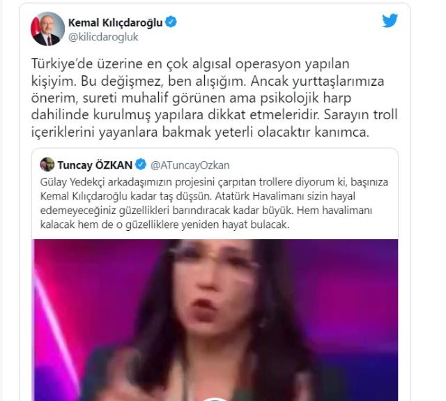 Kılıçdaroğlu'ndan ile Ümit Özdağ arasında 'Atatürk havalimanı' atışması: Sureti muhalif görünenlere dikkat edilmeli