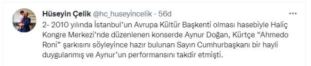 AK Partili Hüseyin Çelik'ten Aynur Doğan'a destek: Bizim mahallenin linç girişimi çok yanlış