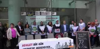 TMMOB'nun Gezi Davası Mahkumiyetlerine Karşı Adalet Nöbeti 23. Gününde. İstanbul Barosu Başkanı Durakoğlu: 'Sinmeyeceğiz, Susmayacağız'