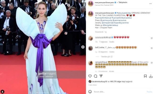 Cannes Film Festivali'nde Meryem Uzerli rüzgarı! Kıyafetleri ve duru güzelliğiyle göz kamaştırıyor Cannes Film Festivali'nde Meryem Uzerli rüzgarı! Kıyafetleri ve duru güzelliğiyle göz kamaştırıyor
