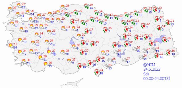 Meteoroloji'den İstanbul dahil birçok il için kuvvetli yağış uyarısı Meteoroloji'den İstanbul dahil birçok il için kuvvetli yağış uyarısı