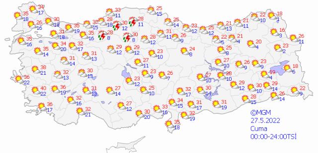 Meteoroloji'den İstanbul dahil birçok il için kuvvetli yağış uyarısı Meteoroloji'den İstanbul dahil birçok il için kuvvetli yağış uyarısı