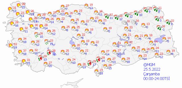 Meteoroloji'den İstanbul dahil birçok il için kuvvetli yağış uyarısı Meteoroloji'den İstanbul dahil birçok il için kuvvetli yağış uyarısı