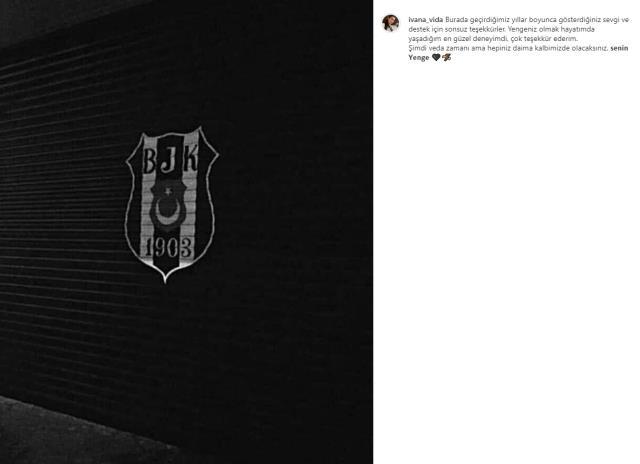 Savunmanın bel kemiği artık yok! Domagoj Vida'nın eşinden Beşiktaş'a veda paylaşımı