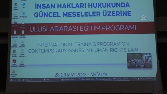 Adalet Akademisi Başkanı Özdemir, eğitim programında konuştu Adalet Akademisi Başkanı Özdemir, eğitim programında konuştu