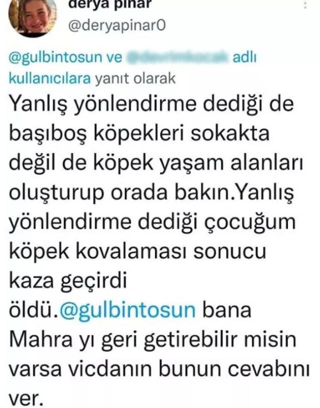 FOX Spikeri Gülbin Tosun'dan köpek saldırısından kaçarken can veren Mahra'nın annesine çileden çıkaran sözler: Arsız sefil