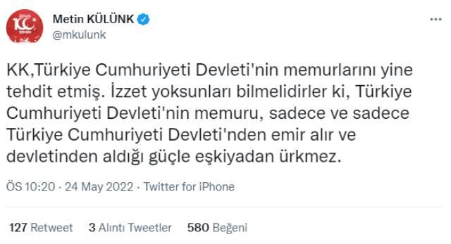 AK Partili Külünk'ten memurlara çağrı yapan Kılıçdaroğlu'na tehdit: Haddini bil yoksa devlet had belletmeyi bilir AK Partili Külünk'ten memurlara çağrı yapan Kılıçdaroğlu'na tehdit: Haddini bil yoksa devlet had belletmeyi bilir