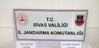 Sivas'ta narkotik köpekli şafak operasyonu