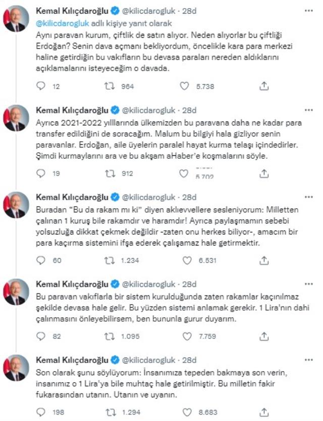 ABD'ye para aktarıldığını iddia eden Kılıçdaroğlu'ndan yeni paylaşımlar! Bu kez çok sert konuştu