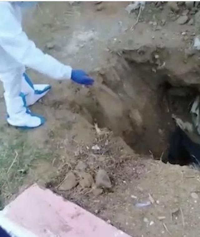 Mezarlığa gidip karısını elleriyle toprağa gömdü, eve gidince canlı görünce besmele çekti