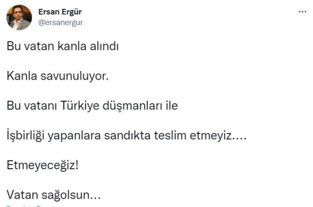 SADAT yöneticisi Ersan Ergür'ün 'Ülkeyi sandıkta teslim etmeyiz' paylaşımı tepki çekti! Önce sildi sonra açıklık getirdi