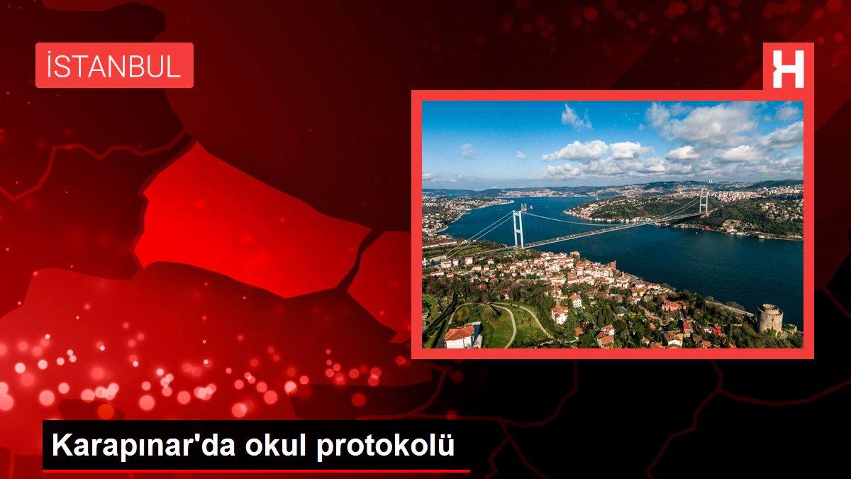 Karapınar'da okul protokolü
