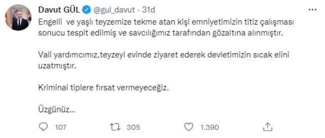 Gaziantep'te yaşlı kadının darbedilmesine ilişkin 1 kişi gözaltına alındı Gaziantep'te yaşlı kadının darbedilmesine ilişkin 1 kişi gözaltına alındı