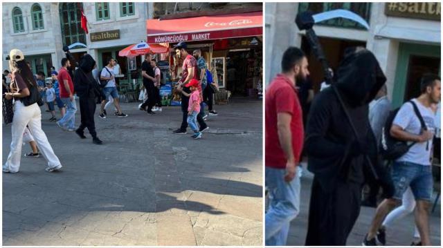 28 yaşındaki genç Galata'da kendini yakarken onlar selfie çekmenin derdine düştü