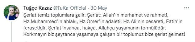 Tuğçe Kazaz'dan kendisine 'Yallah Arabistan'a' diyen Ezgi Mola'ya cevap: Medya maymunu