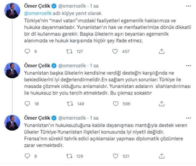 AK Parti Sözcüsü Çelik'ten Yunanistan'a tepki