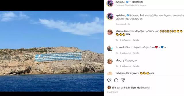 Miçotakis ateşle oynuyor! Erdoğan'ın 'Anlaşmayı bozduk' resti sonrası Keçi Adası'nı ziyaret edip asker denetledi