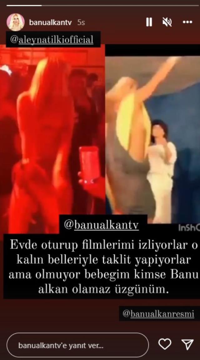 Banu Alkan, dans eden Aleyna Tilki'yi hedef aldı: Beni izleyip o kalın belleriyle taklit ediyorlar Banu Alkan, dans eden Aleyna Tilki'yi hedef aldı: Beni izleyip o kalın belleriyle taklit ediyorlar