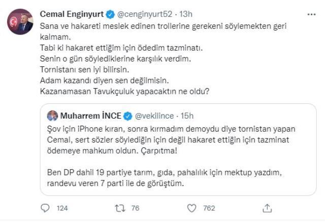 Bahçeli ziyareti ortalığı karıştırdı! İnce ve Enginyurt çok fena birbirine girdi, tornistan polemiği büyüyor