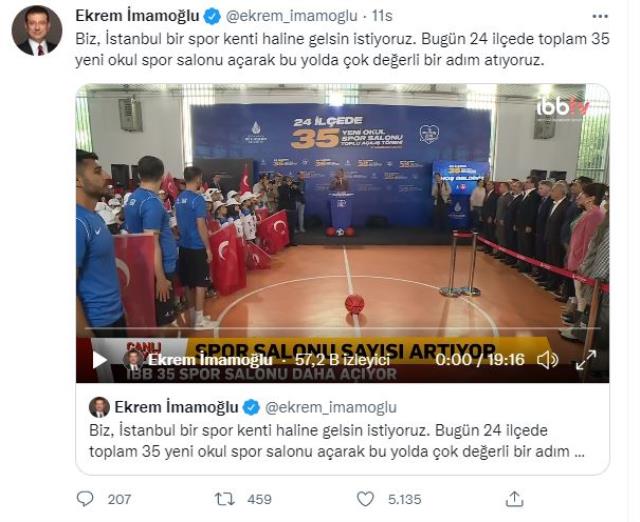 AK Partili Göksu'dan İmamoğlu'nun toplu spor salonu açılışına tepki: Kurdele belediyeciliği AK Partili Göksu'dan İmamoğlu'nun toplu spor salonu açılışına tepki: Kurdele belediyeciliği