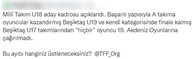 U18 Milli Takımı'nda herkesi ayağa kaldıran olay! Tolunay Kafkas istifaya çağrılıyor U18 Milli Takımı'nda herkesi ayağa kaldıran olay! Tolunay Kafkas istifaya çağrılıyor