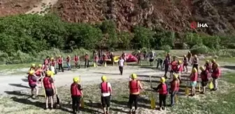 Çatak'ta rafting sezonu başladı