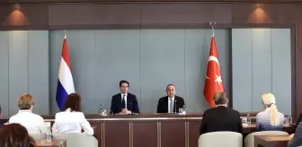 Dışişleri Bakanı Çavuşoğlu, Hollandalı mevkidaşı Hoekstra ile ortak basın toplantısında konuştu Açıklaması