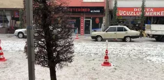 Konya'da etkili olan dolu tarım arazilerine zarar verdi