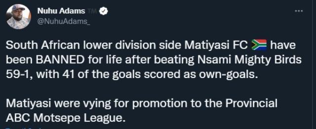 Böyle şike ne görüldü ne duyuldu! Güney Afrika Ligi'nde akılalmaz olay Böyle şike ne görüldü ne duyuldu! Güney Afrika Ligi'nde akılalmaz olay