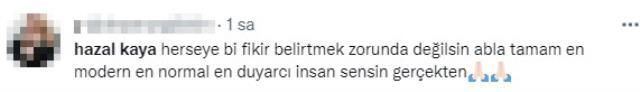 Mükremin Gezgin'e sahip çıkan Hazal Kaya, Tiwtter'da linç ediliyor