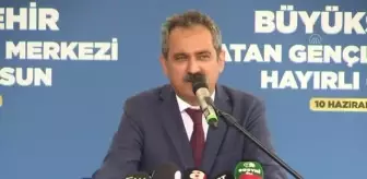 Milli Eğitim Bakanı Özer, gençlik merkezi açılışında konuştu