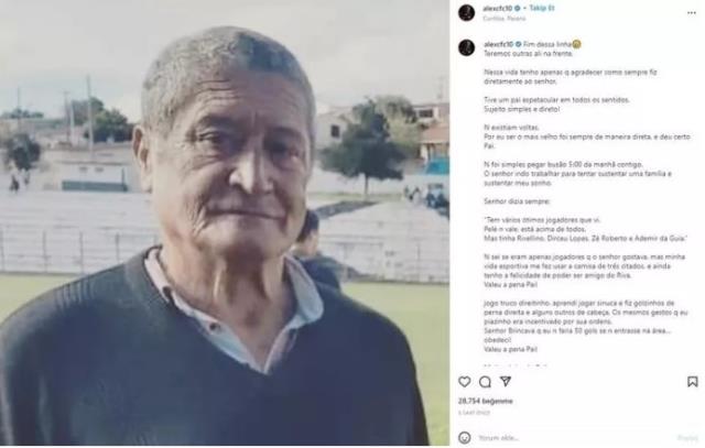 Alex de Souza'nın acı günü! Efsane futbolcuya taziye mesajı yağıyor Alex de Souza'nın acı günü! Efsane futbolcuya taziye mesajı yağıyor