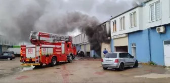 İş yerinde çıkan yangın söndürüldü