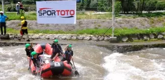 Rafting Okul Sporları Türkiye Finalleri Rize'de yapıldı