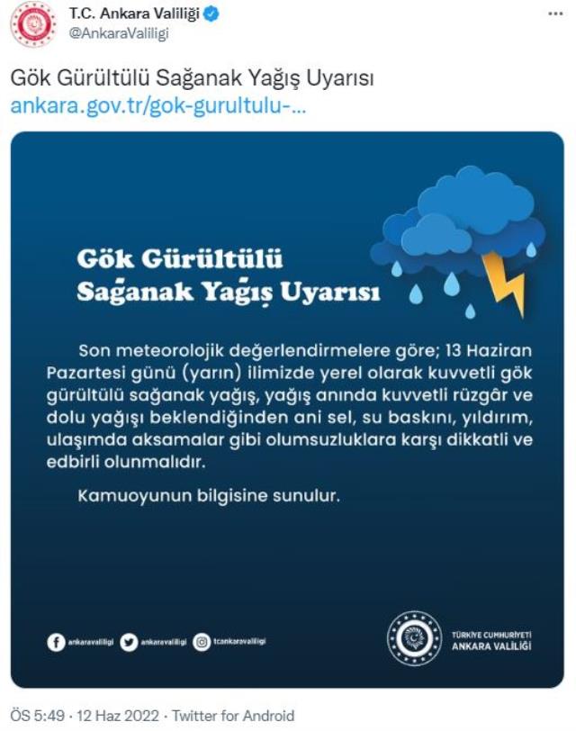 Son Dakika: Ankara'da eğitime yağmur engeli! Pazartesi günü ilk ve orta dereceli okullar tatil edildi Son Dakika: Ankara'da eğitime yağmur engeli! Pazartesi günü ilk ve orta dereceli okullar tatil edildi