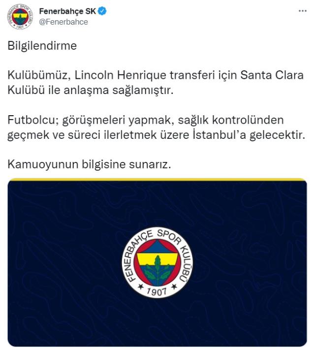 Brezilyalı yıldız İstanbul'a geliyor! Fenerbahçe ilk transferini resmen açıkladı