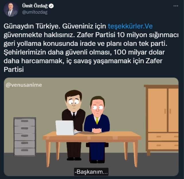 'Bu kabul edilemez' diyen Fenerbahçe yönetiminden Ümit Özdağ'a sert cevap 'Bu kabul edilemez' diyen Fenerbahçe yönetiminden Ümit Özdağ'a sert cevap