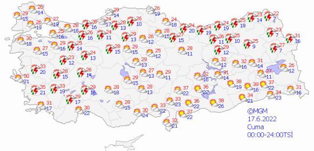 Meteoroloji'den 32 ile turuncu ve sarı uyarı! Sel ve su baskınlarına dikkat Meteoroloji'den 32 ile turuncu ve sarı uyarı! Sel ve su baskınlarına dikkat